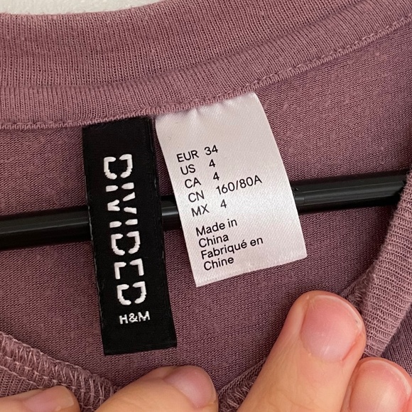 H and M Divided Top and Slip Dress Set Size 4 (S) - Picture 2 of 13